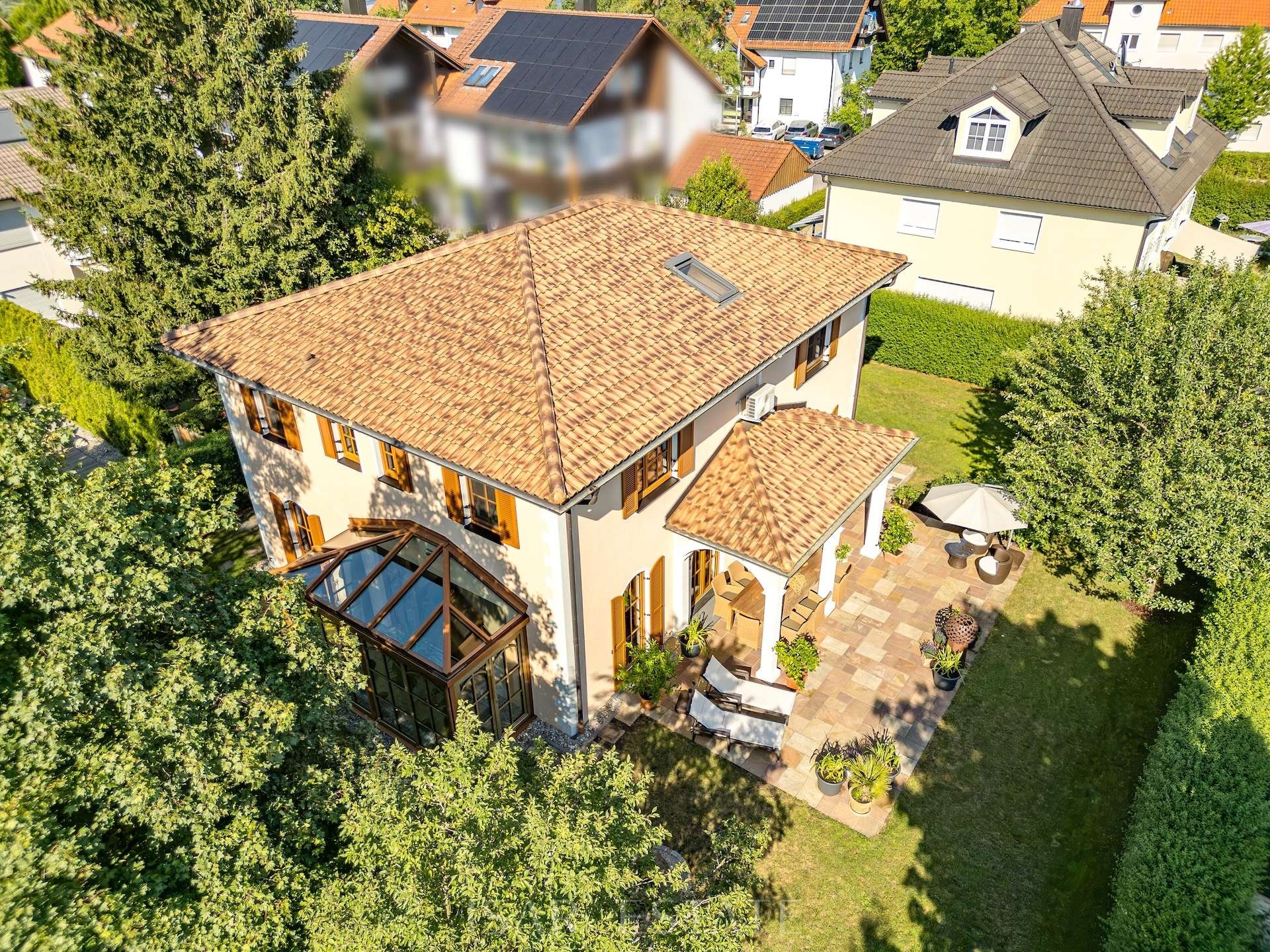 Haus mit Garten
